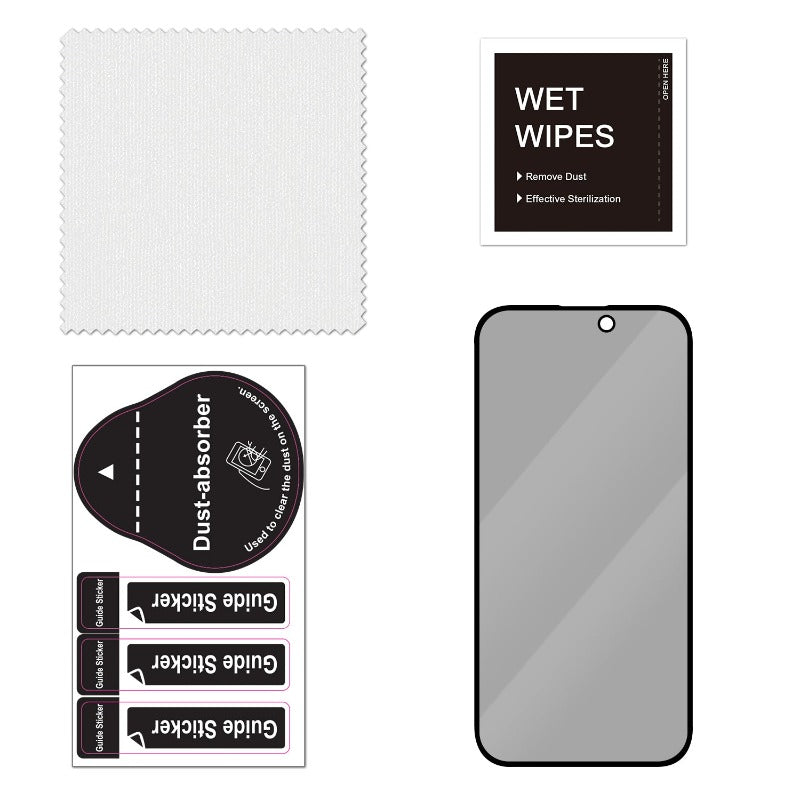 3D Privacy Tempered Glass Screen Protector for iPhone Series
