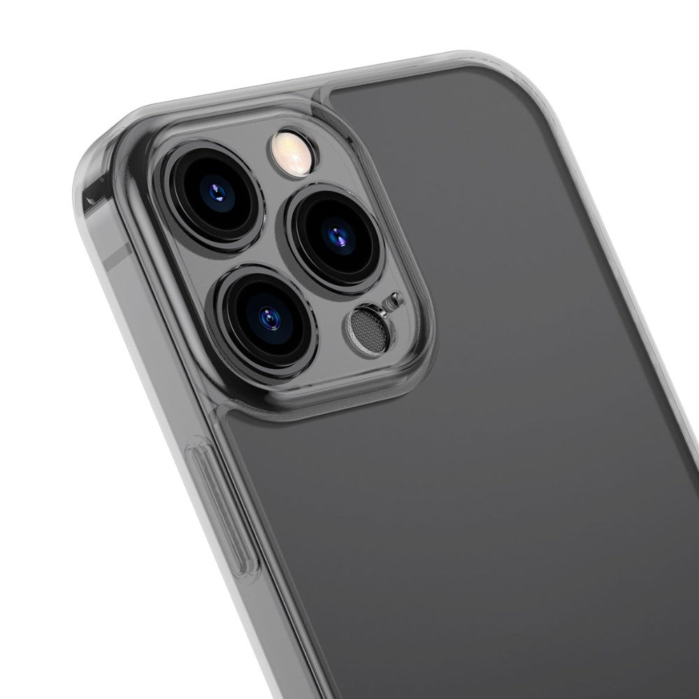 Black Frosted Glass Phone Case For iPhone 13 Series