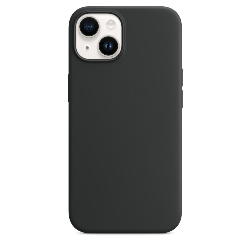 Charcoal Black Silicon Phone Case for iPhone 14 Series