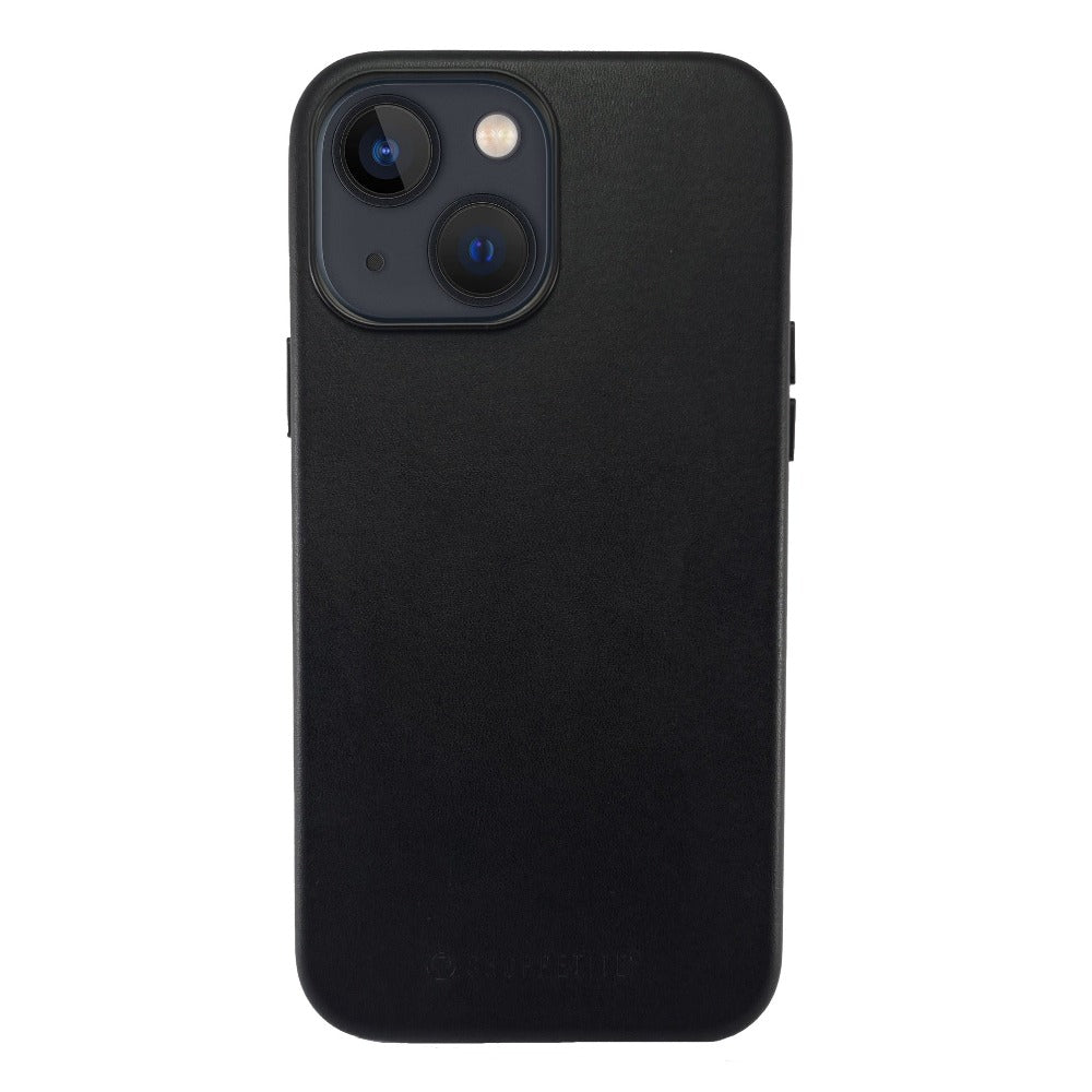 Black PU Leather Case For iPhone 13 Series