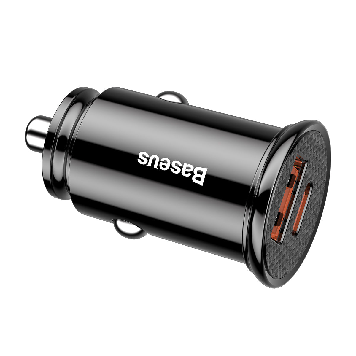 Baseus Plastic Body 30w Type C+USB Port Car Charger