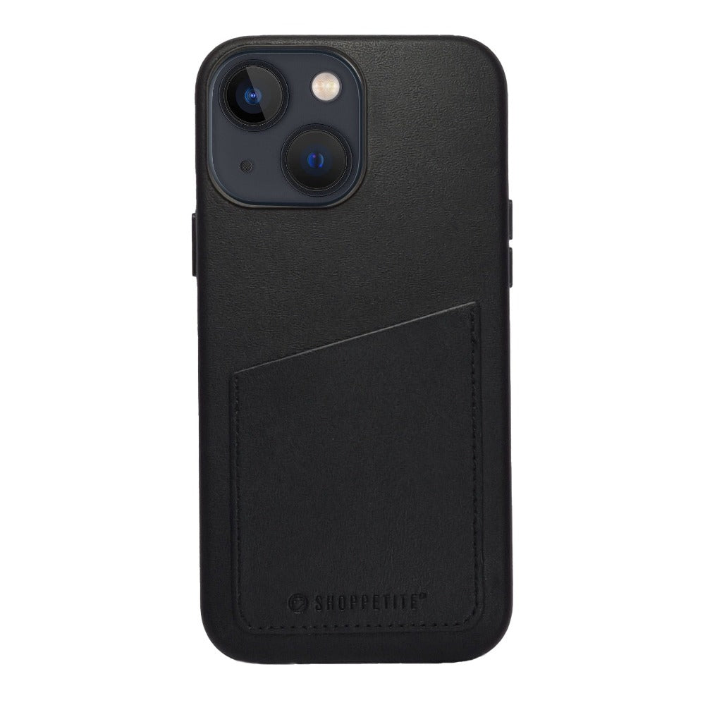 Black PU Leather Wallet Case For iPhone 13 Series