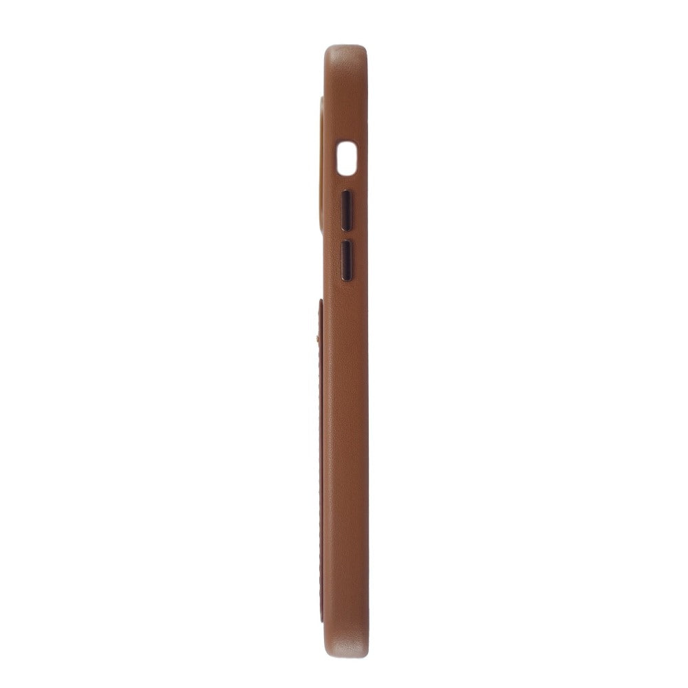 Brown PU Leather Wallet Case For iPhone 13 Series