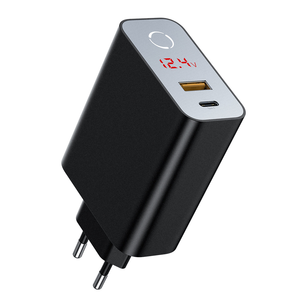 Baseus Dual Port Digital Display PPS Technology 45w Wall Adapter (C+U)