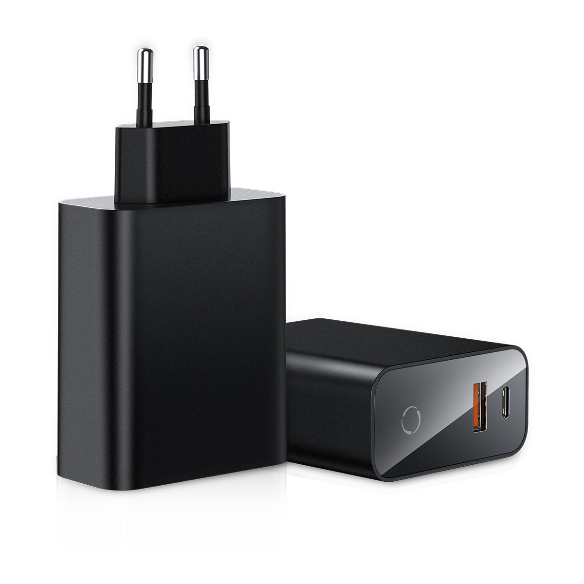 Baseus Dual Port Digital Display PPS Technology 45w Wall Adapter (C+U)