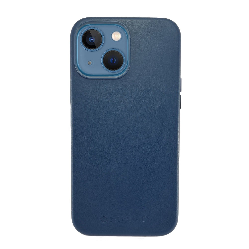 Blue PU Leather Case for iPhone 13 Series