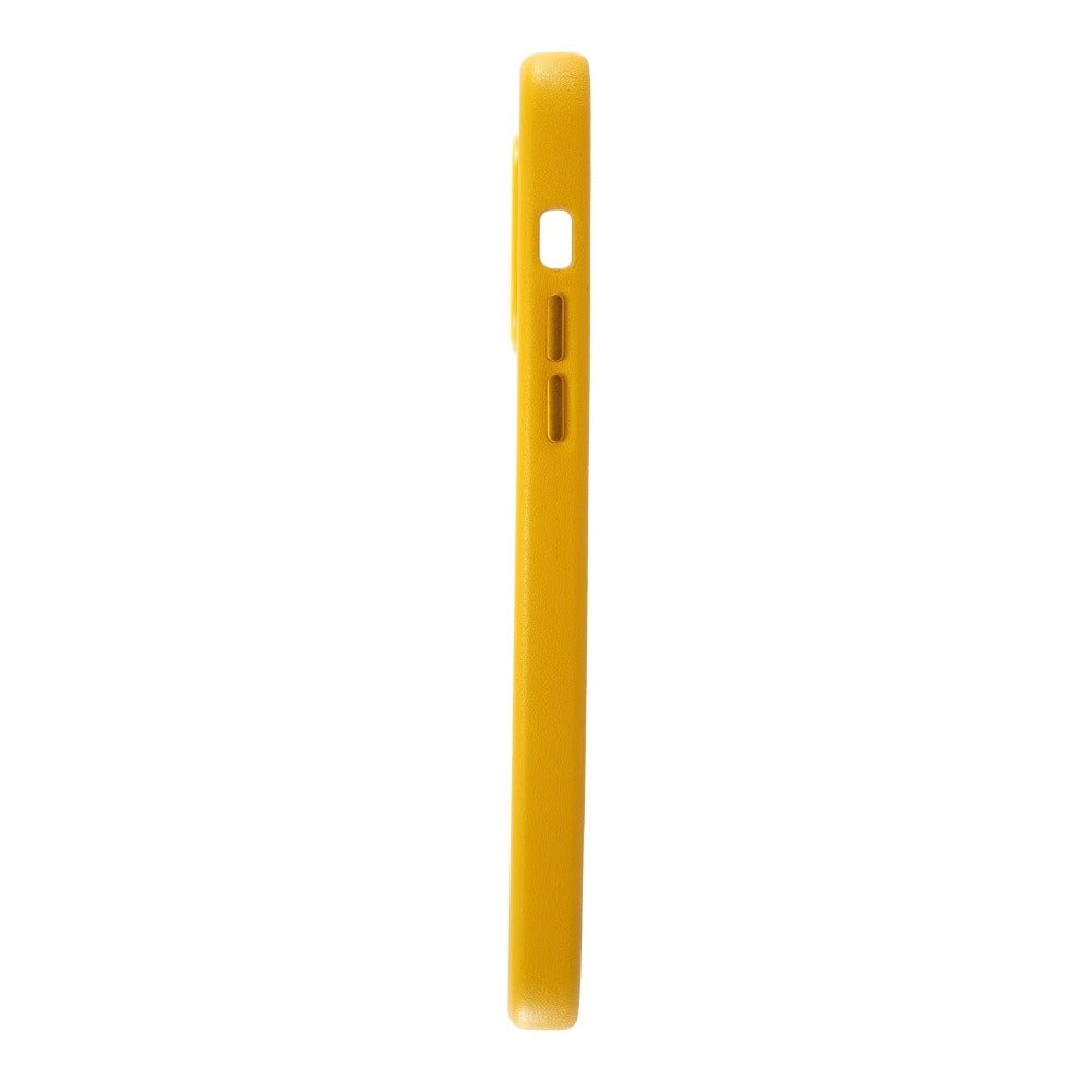 Yellow PU Leather Case For iPhone 13 Series