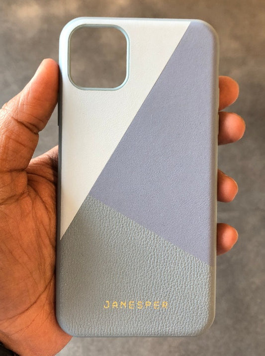 Diamond Cut Leather Blue