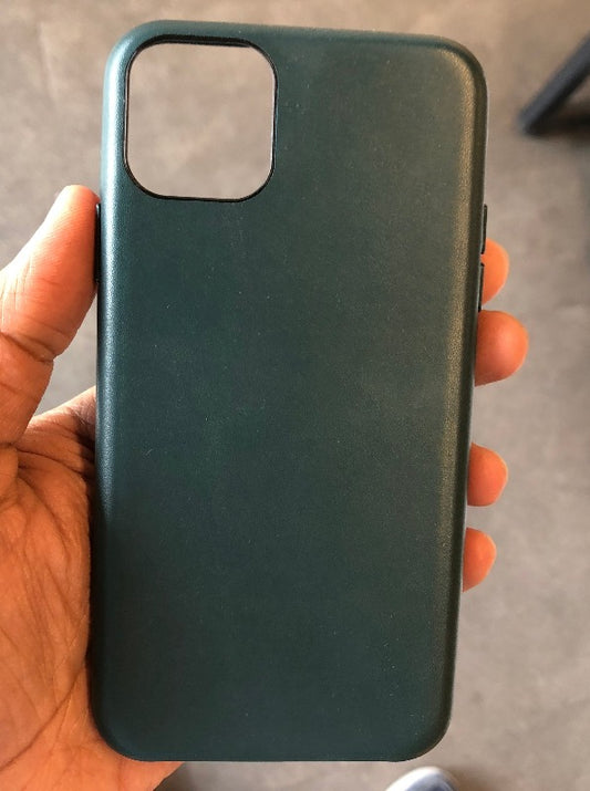 Leather Case Midnight Green