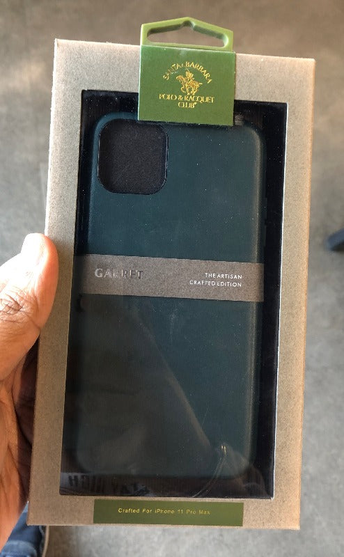 Leather Case Midnight Green