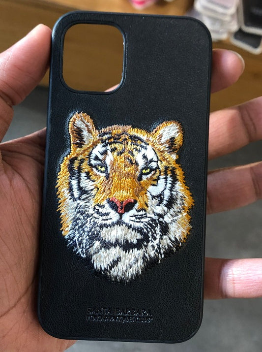 Santa Barbara Tiger PU Leather Case