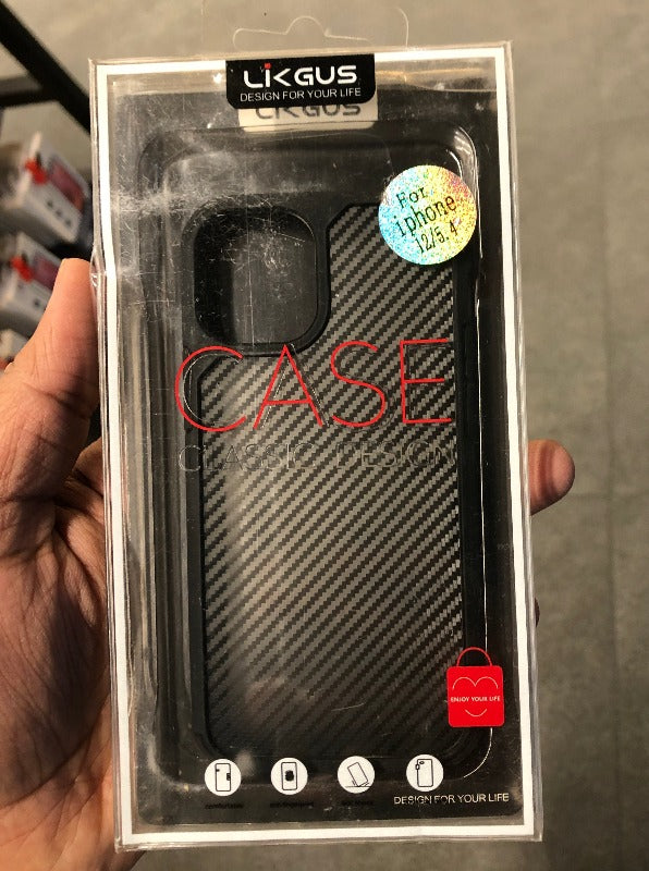 Carbon fiber pattern frosted case
