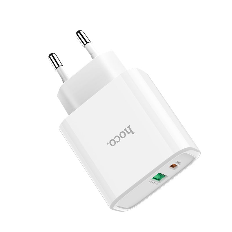 Hoco PD + Qc3.0 wall charger