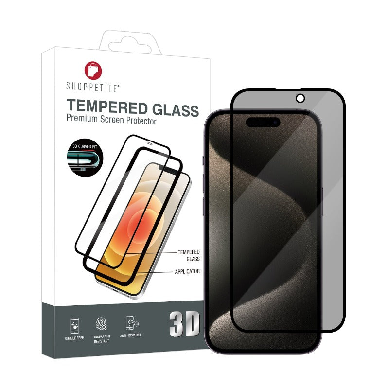 3D Privacy Tempered Glass Screen Protector for iPhone Series