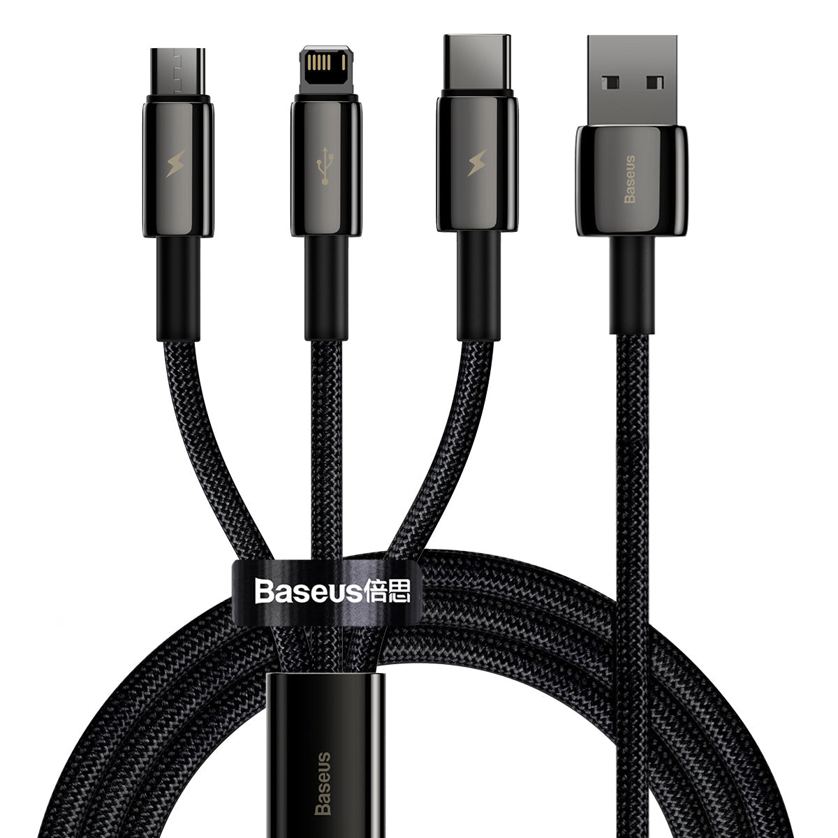 Baseus Tungsten Gold 3-in-1 Cable