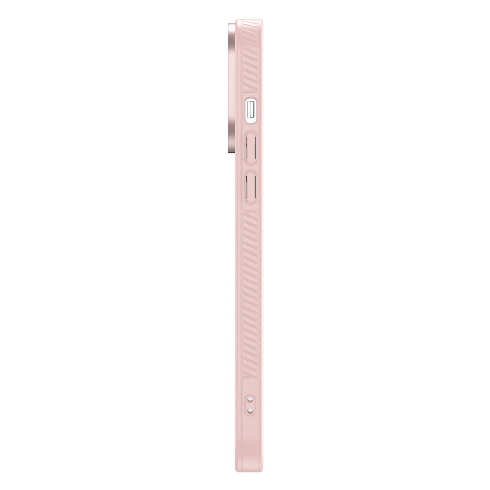 Crystal Transparent Pink Phone Case For iPhone 13 Series