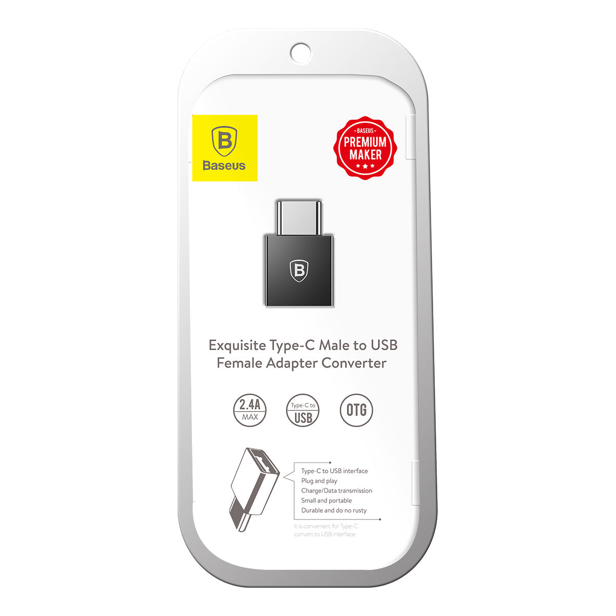 Baseus Type-C Male to USB Female Adapter Converter