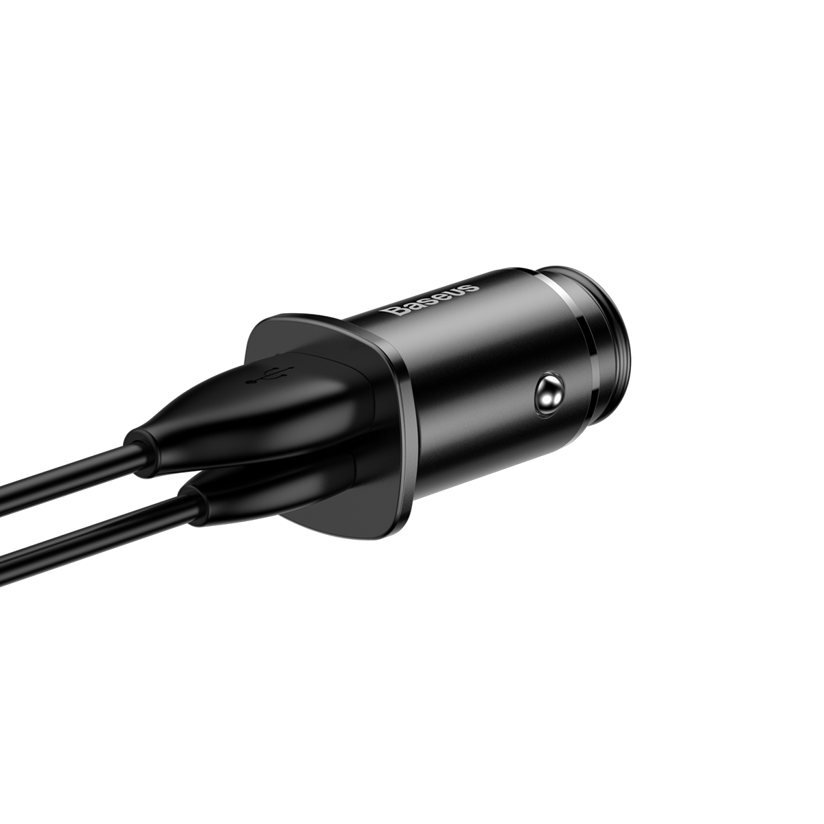 Baseus Metal Body 30w Type C+USB Car Charger