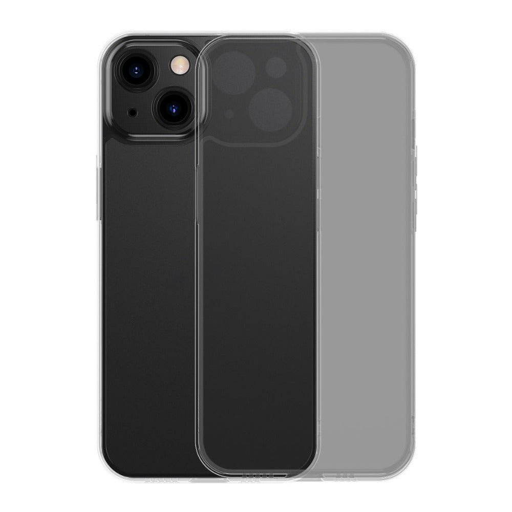 Black Frosted Glass Phone Case For iPhone 13 Series