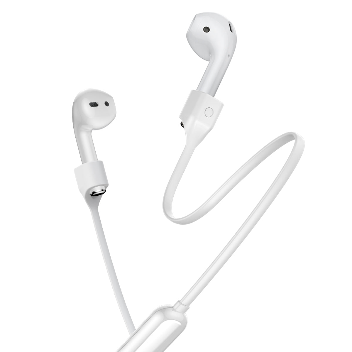 Baseus Sports Collared Silicone HangingSleeve For Pods 1/2 Generation White