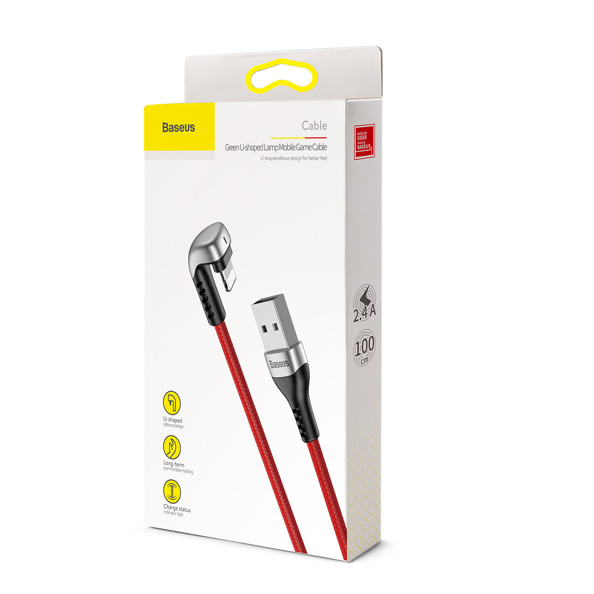 Baseus U-shaped  iPhone Gaming Cable 1m