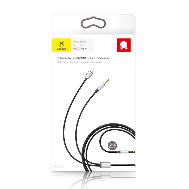 Baseus Apple+3.5mm to 3.5mm AUX Audio Cable