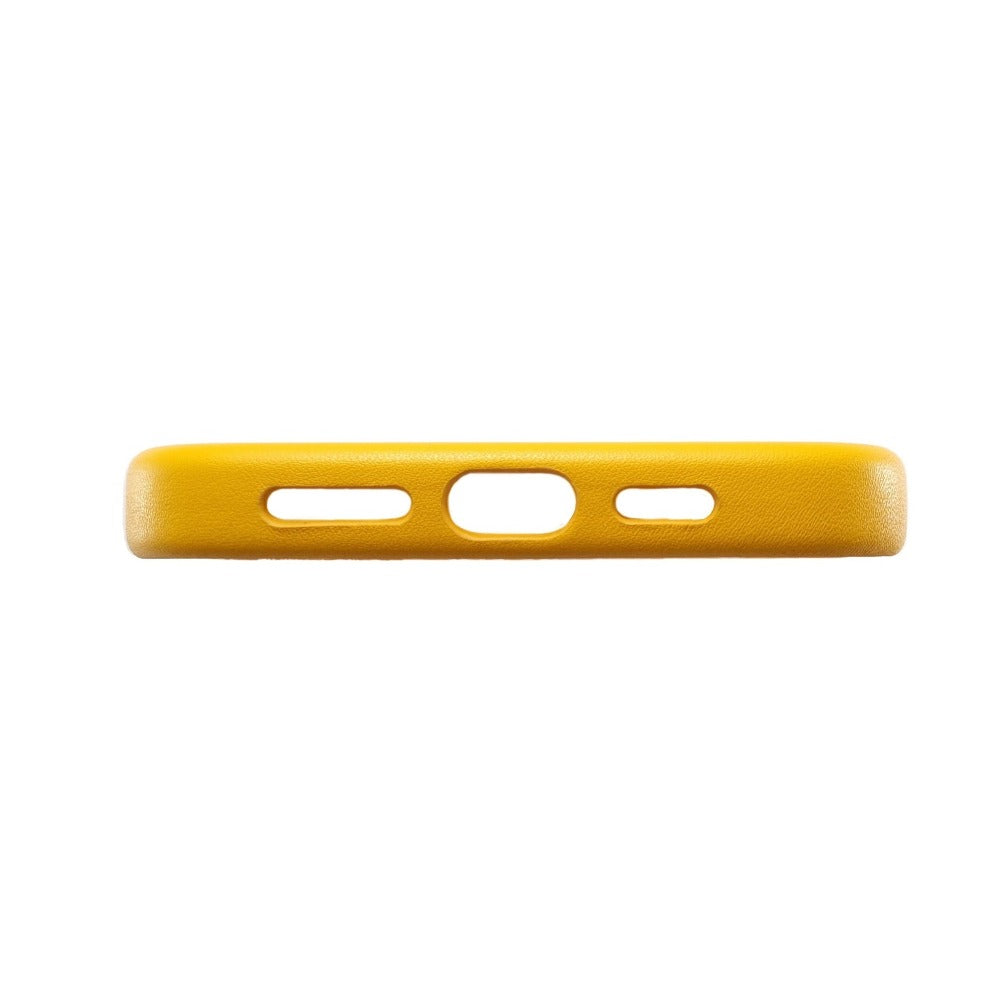 Yellow PU Leather Case For iPhone 13 Series
