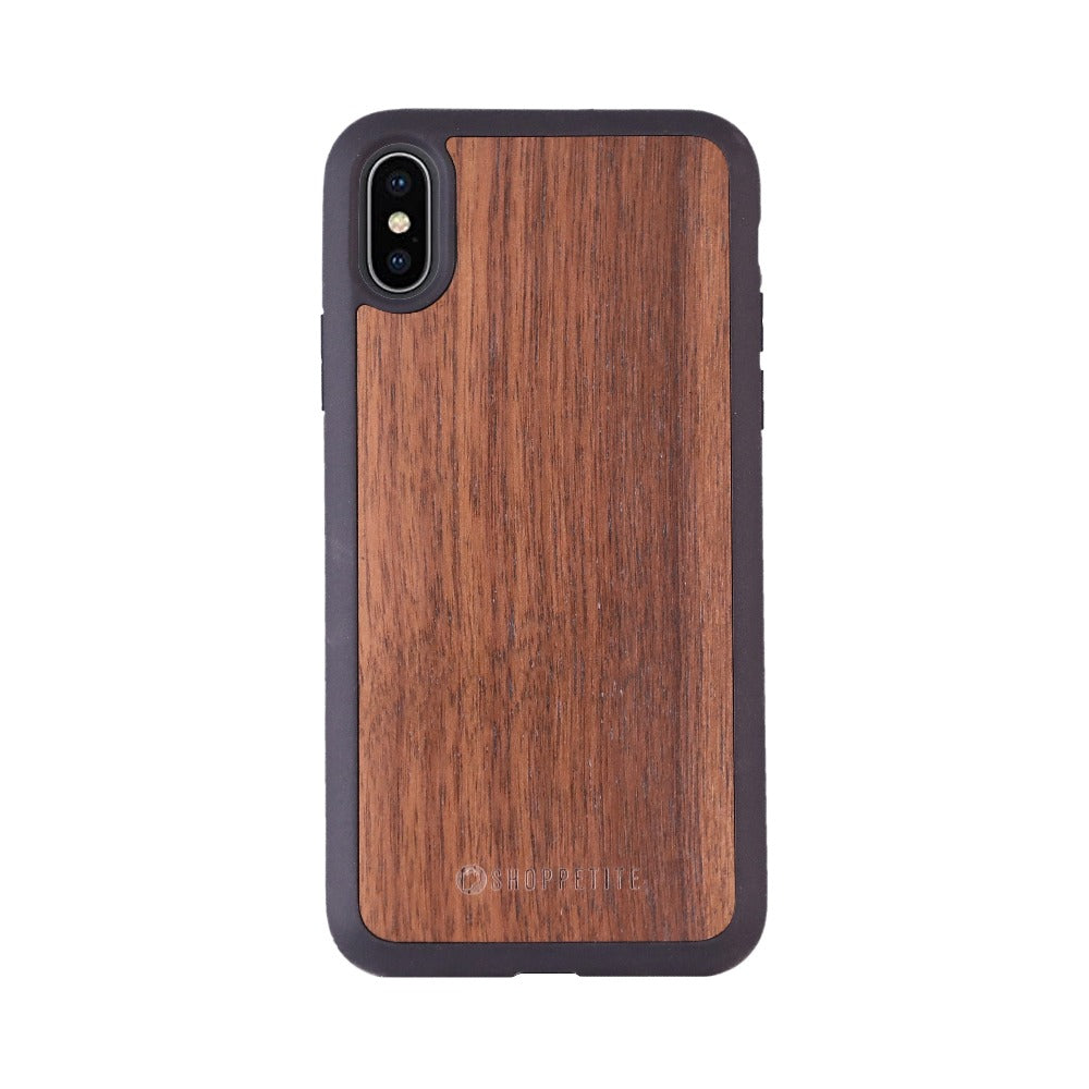 Real Walnut Wood Case For iPhone