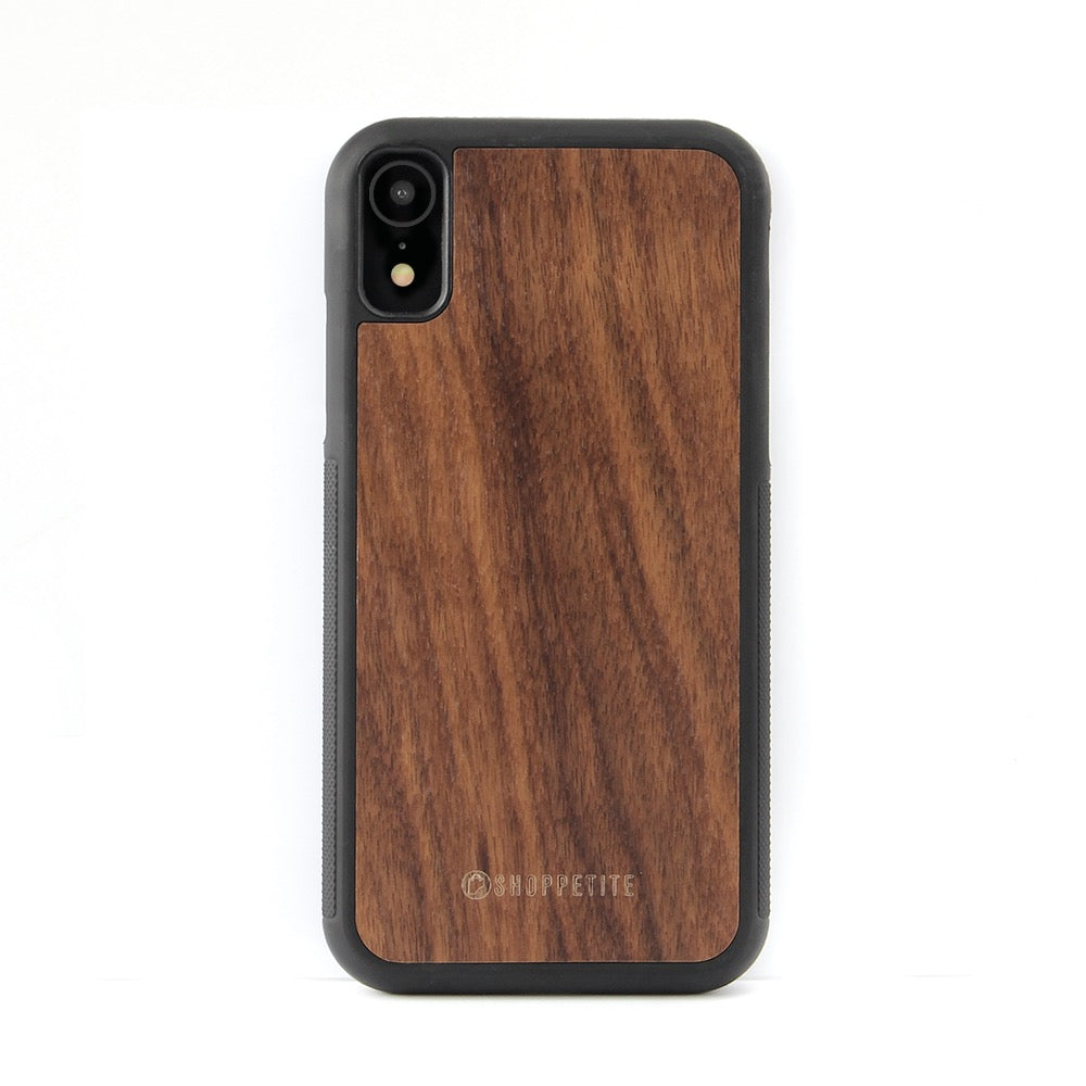 Real Walnut Wood Case For iPhone